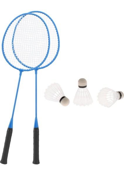 2x 3 Naylon Toplu Badminton I Badminton Mavi (Yurt Dışından)