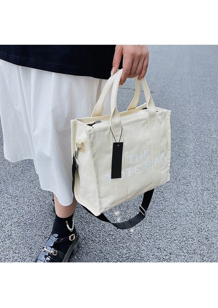 Kanvas Öğrenci Crossbody Çanta Omuz Çantası (Yurt Dışından)