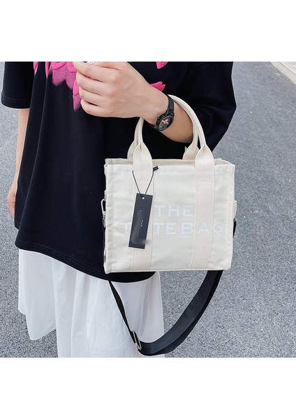 Kanvas Öğrenci Crossbody Çanta Omuz Çantası (Yurt Dışından)