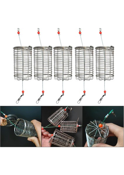 Pas Önleyici Balıkçılık Besleyici Kafes Atıcı Snaps Aksesuarları M (Yurt Dışından) fırsatları