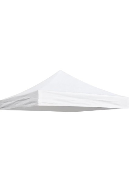 Üst Kapak Gazebo Bahçe Kayan Çadır Yedek Beyaz (Yurt Dışından)