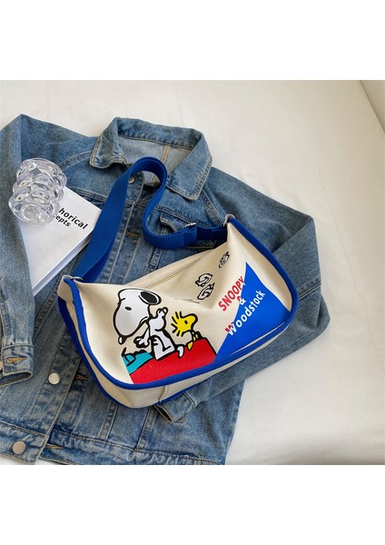 Kanvas Çanta Karikatür Çanta Omuz Çantası Çanta (Yurt Dışından)