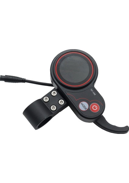 TF-100 Ekran Pano 6pin + Kontak Kilit Anahtarı Uzun Kablo Scooter Kilometre Kugoo M4 Elektrikli Scooter Parçaları (Yurt Dışından)