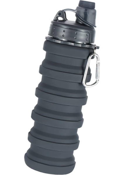 Dış Gri Için Katlanabilir Su Şişesi 500ML Içecek Şişesi 1 (Yurt Dışından) fiyatları