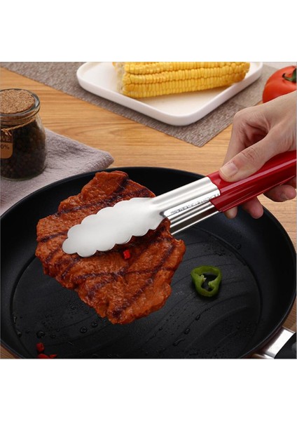 Paslanmaz Klips Salataği Barbekü Yiyecek 14 14 Inç (Yurt Dışından)