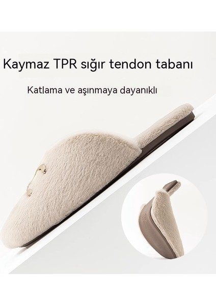 Ev Pamuklu Pass Sonbahar ve Kış Kadın Baotou Çift Avrupa Tarzı Ev Kapalı Hafif Lüks Küçük Koku Sıcak Güzellik Salonu (Yurt Dışından) fiyatları