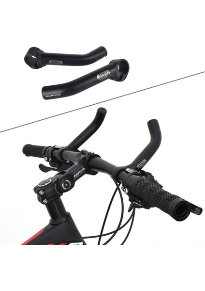 1 Çift Alüminyum Alaşımlııları, Dağ Bisikleti Için Dinlenme Çubuğu Ucu, 155X22MM (Yurt Dışından) fırsatları