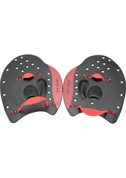 Profesyonel Yüzme Eğitimi El Kürekler Erkekler Kadınlar Için Çocuk Düz Kürekler Kırmızı Kırmızı M (Yurt Dışından) fiyatları