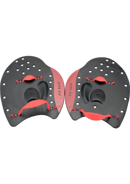 Profesyonel Yüzme Eğitimi El Kürekler Erkekler Kadınlar Için Çocuk Düz Kürekler Kırmızı Kırmızı M (Yurt Dışından) fırsatları