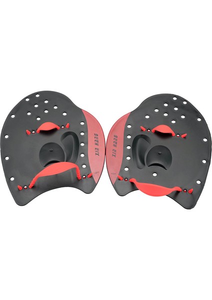 Profesyonel Yüzme Eğitimi El Kürekler Erkekler Kadınlar Için Çocuk Düz Kürekler Kırmızı Kırmızı M (Yurt Dışından) indirimleri