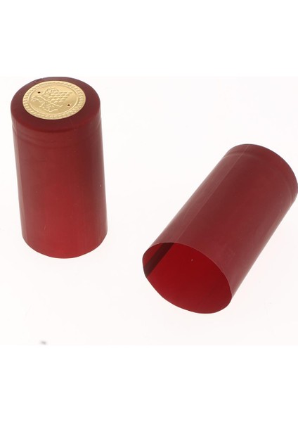 100/TAKIM Isıyla Daralan Kapsül Şişesi Son Dokunuş Sızdırmazlık Kollu 34MM -Bordo (Altın Üst) (Yurt Dışından) modelleri