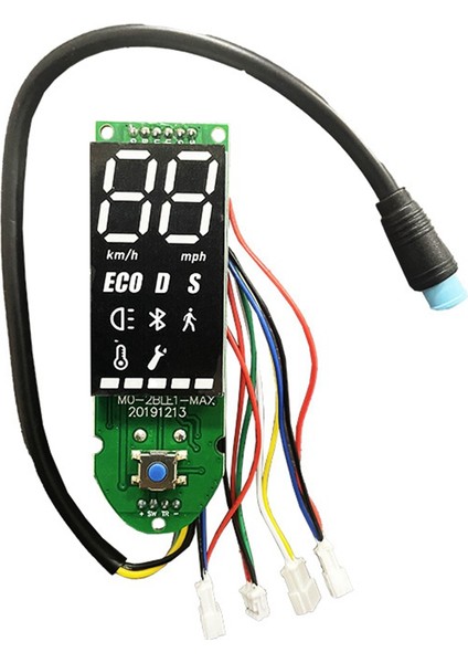 Ninebot Max G30 Bluetooth Kurulu Elektrikli Scooter Enstrüman Ekran Aksesuarları 4 Telli Çift Fren (Yurt Dışından)