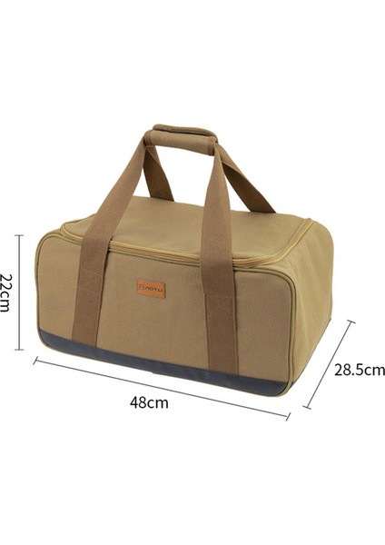 Barbekü Sofra Taşıma Çantası Kamp Pişirme Gereçleri Organizatör Tote Seyahat Için Kahverengi 48X28.5X22 cm (Yurt Dışından) fırsatları