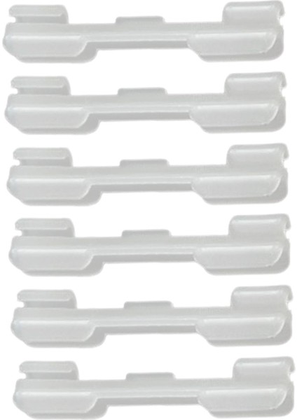 6x Balıkçılık Kızdırma Çubuk Klips Balıkçı Tüpörlerinde Balıkçılık Klibi 1.5mm-2.6mm (Yurt Dışından)