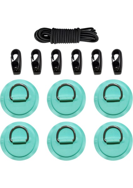 D Pad Patch Kayak Şok Kablosu Arma Açık Yeşil (Yurt Dışından)