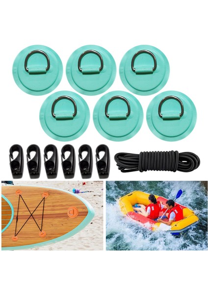D Pad Patch Kayak Şok Kablosu Arma Açık Yeşil (Yurt Dışından) indirimleri