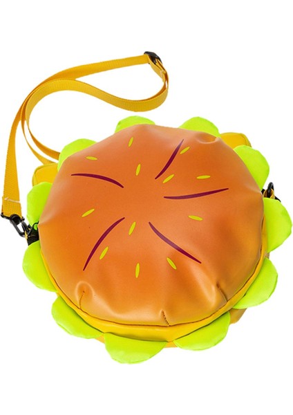 Cheeseburger Omuz Çantası Taşınabilir Gündelik Tote Plaj Hamburger Crossbody Çanta Sarı 20CMX20CMX7CM (Yurt Dışından) fiyatları