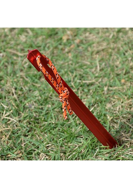 6 Paket Ağır Hizmet Tipi Alüminyum Çadır Kazı Y-Işın Çadır Çadır Çivi Kırmızı (Yurt Dışından) indirimleri