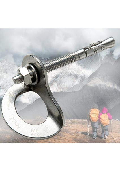 10MM Tırmanma Noktası Askı Plakası Donanım Belay Vidalı Sabit Nokta Cihaz Askısı (Yurt Dışından) indirimleri