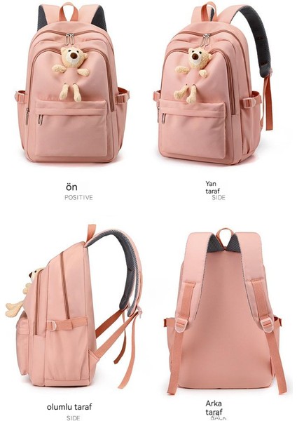 Öğrencilerin Basit Büyük Kapasiteli Okul Çantası (Yurt Dışından) indirimleri