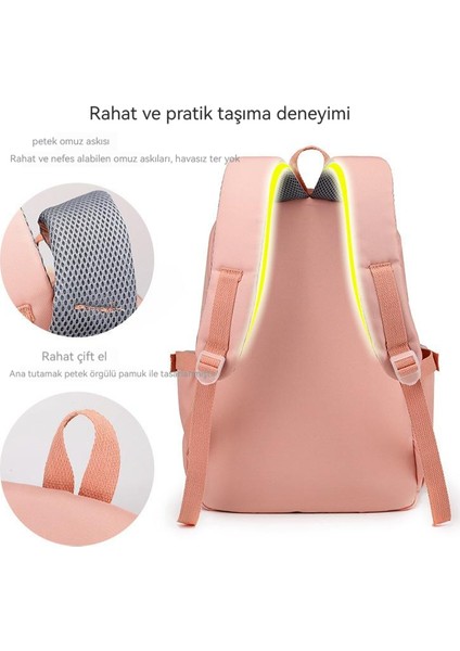 Öğrencilerin Basit Büyük Kapasiteli Okul Çantası (Yurt Dışından) fırsatları