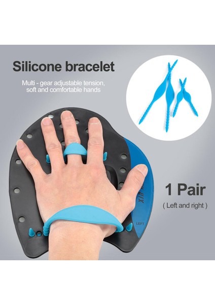 Ayarlanabilir Askılı Yüzme Eğitimi El Kürekleri Profesyonel Su Sporları Mavi S (Yurt Dışından) fırsatları