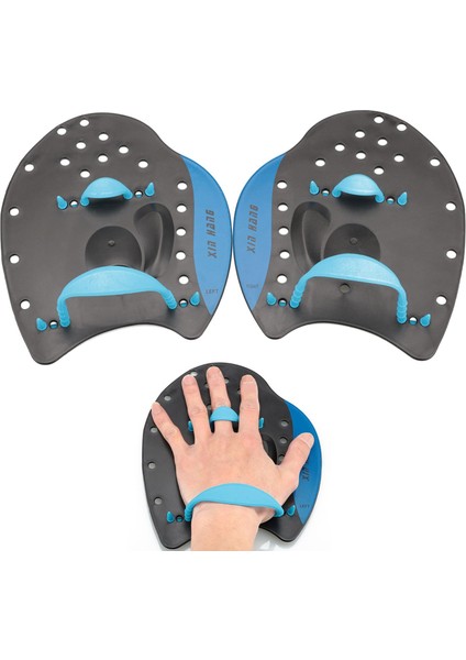 Ayarlanabilir Askılı Yüzme Eğitimi El Kürekleri Profesyonel Su Sporları Mavi S (Yurt Dışından) indirimleri