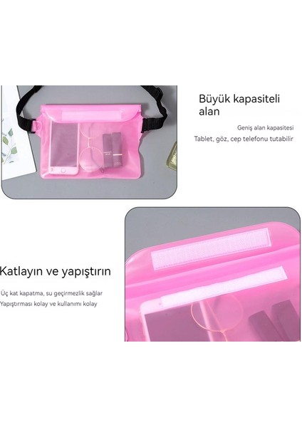 Genmaisiquanjia Cep Telefonu Su Geçirmez Bel Çantası (Yurt Dışından)