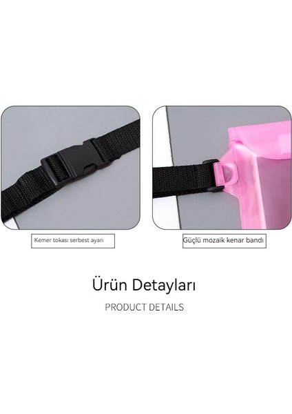 Genmaisiquanjia Cep Telefonu Su Geçirmez Bel Çantası (Yurt Dışından)