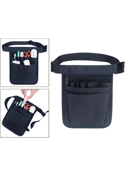 Çok Fonksiyonlu Hemşire Fanny Ayarlanabilir Cep Kadın Ö 25CMX18CM (Yurt Dışından)