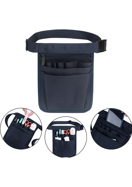 Çok Fonksiyonlu Hemşire Fanny Ayarlanabilir Cep Kadın Ö 25CMX18CM (Yurt Dışından)