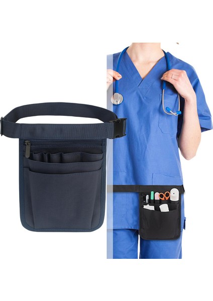 Çok Fonksiyonlu Hemşire Fanny Ayarlanabilir Cep Kadın Ö 25CMX18CM (Yurt Dışından)