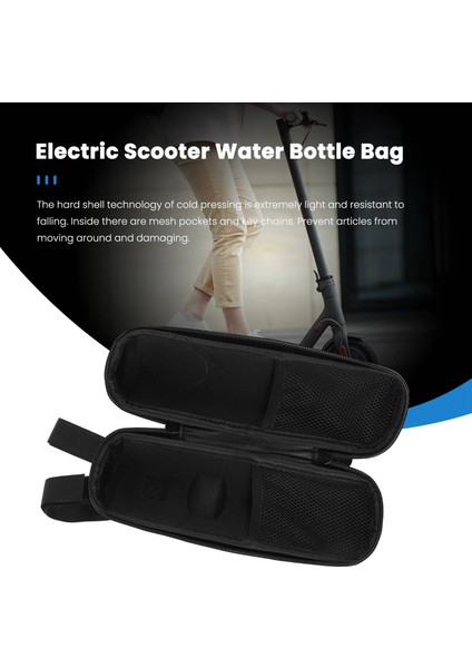 Scooter Saklama Çantası Elektrikli Scooter Su Şişesi Çantası Scooter Depolama Alet Çantası Evrensel Scooter Için Katlanır Bisiklet (Yurt Dışından)
