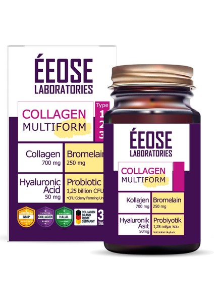 Multiform , Bromelain, Hyaluronik Asit Ve Probiyotik 30 Tablet