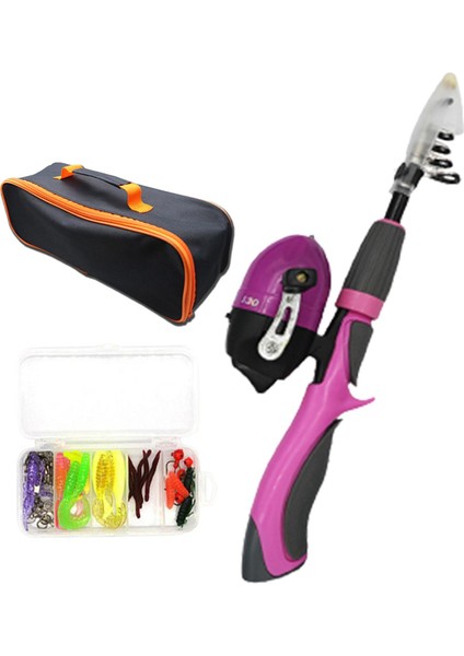 Çocuk Oltası Çocuklar Için Yemli Komple Set Çocuk Menekşe (Yurt Dışından)