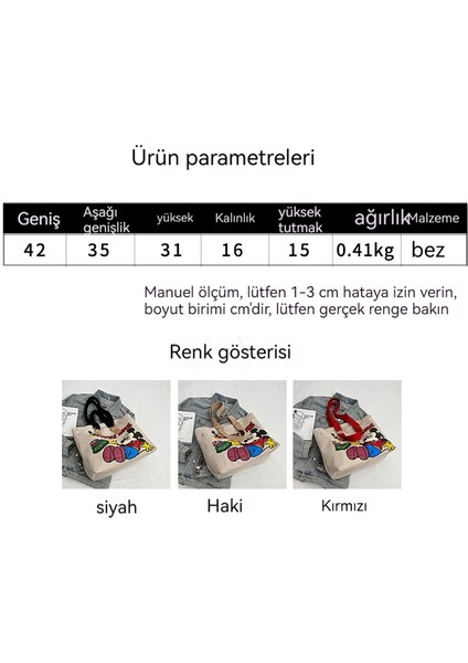 Karikatür Tuval Çanta Kadın Mickey Toto Çanta Öğrenci Sınıf El Çantası Omuz Çantası (Yurt Dışından) modelleri