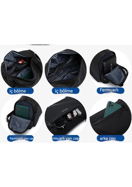 Erkek Basit Moda Omuz Çantası (Yurt Dışından)