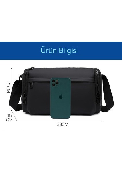 Erkek Basit Moda Omuz Çantası (Yurt Dışından)