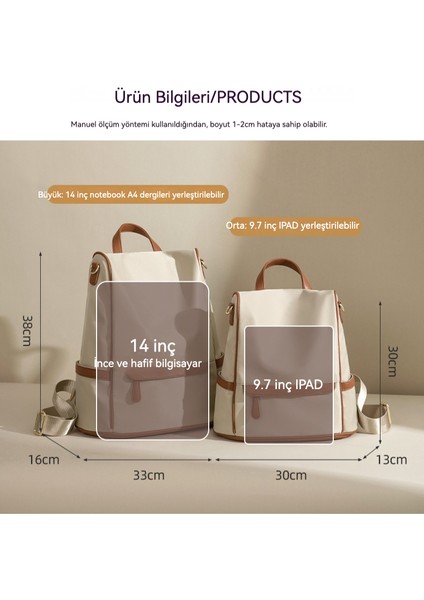 Oxford Kumaş Sırt Çantası Kadın 2022 Yeni Moda Trendi Vahşi Seyahat Büyük Kapasiteli Okul Çantası Bayan Sırt Çantası (Yurt Dışından) fiyatları