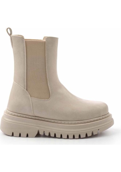 Bej Kadın Bot & Bootie K02129051509