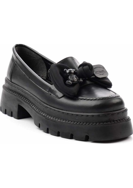 Siyah Kadın Loafer Ayakkabı K01411078109