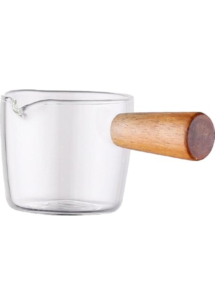 Mini Yüksek Borosilikat Cam Süt Pot Çorbası Salata Tenceresi Sos Tavan Kenarlığı 50ML (Yurt Dışından)