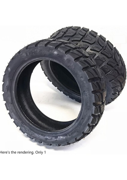 10X2.70-6.5 Iç ve Dış Lastik Elektrikli Scooter Denge Araba Lastiği Off-Road Tubeless Lastik Siyah 700G (Yurt Dışından)