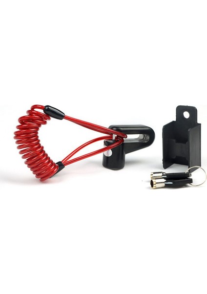M365 Elektrikli Scooter Hırsızlığa Karşı Kilit Aksesuarları Xiaomi Disk Fren Kilidi Için Çok Fonksiyonlu Hırsızlığa Karşı Kilit (Siyah + Kırmızı) (Yurt Dışından) fırsatları