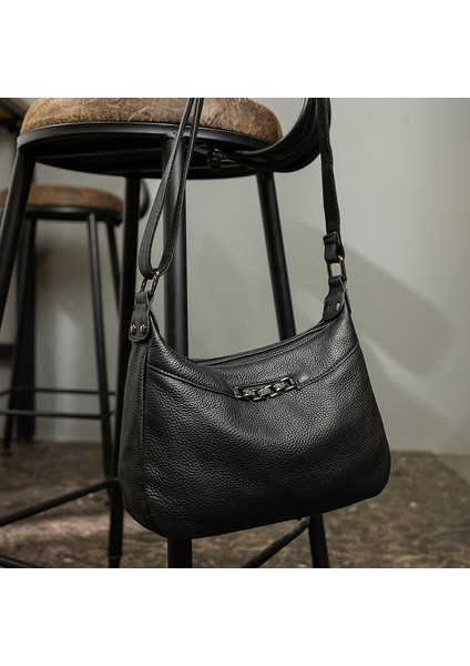 Çanta Kadın Crossbody Çanta Omuz Çantası Yumuşak Deri Küçük Kare Çanta (Yurt Dışından)