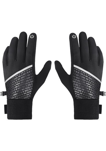 Erkekler Kış Eldiven Eldivenler Rüzgar Geçirmez Soğuk I Yürüyüş Kamp Kayak Xl (Yurt Dışından)