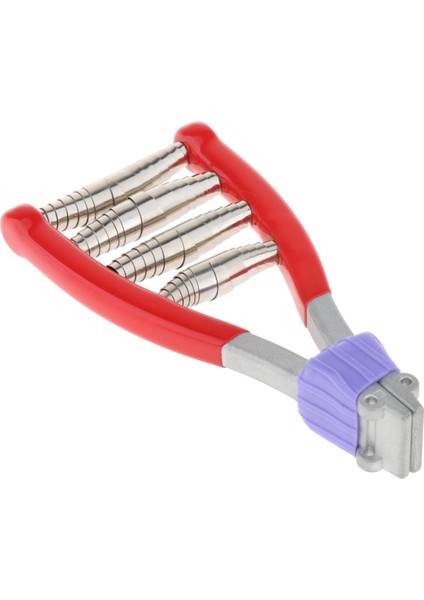 Tel Çekme Makinesi Başlangıç Kelepçesi Badminton Tenis Başlangıç Sporları Raket Için Kırmızı (Yurt Dışından)