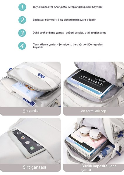 Sırt Çantalarının Yükünü Azaltmak Için Ilkokul Öğrencileri Için Sonbahar ve Kış Yeni Naylon Okul Çantaları, Büyük Kapasiteli, Modaya Uygun Sırt Çantaları (Yurt Dışından) fırsatları