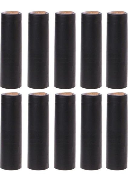 100PCS Şişe Büzülme Contaları Mantarlı Şişeler Için Isı Daralıyor, 32MM Siyah (Yurt Dışından)