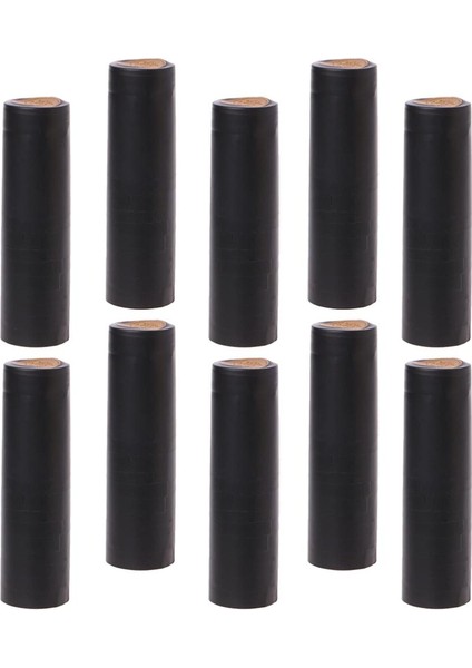 100PCS Şişe Büzülme Contaları Mantarlı Şişeler Için Isı Daralıyor, 32MM Siyah (Yurt Dışından)
